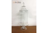 (AMORN) Jar C14/45 - โหลแก้วพร้อมฝา แฮนด์เมด เนื้อใส ความสูง 49 ซม.